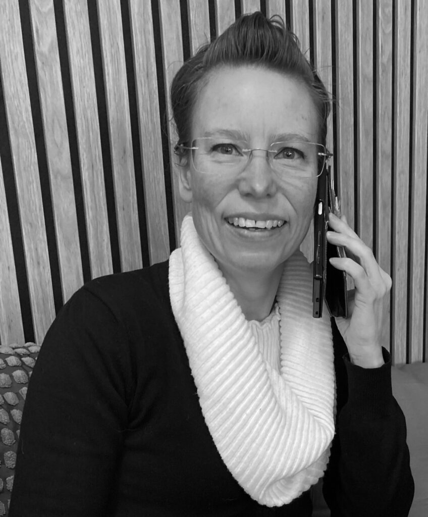 Bild föreställande Kim Åkerblom, ägare och VD på Hinc Logistics Equipment